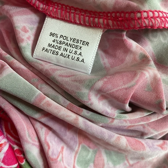 Misa Los Angeles Carlotta Cutout Ruched Maxi Dress Pink Floral Size Medium $395 - Picture 6 of 8